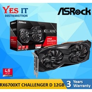 ASROCK AMD RADEON RX 6700 XT CHALLENGER D 12GB GDDR6 GRAPHIC CARD RX6700XT