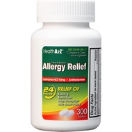 HealthA2Z® Allergy Relief | Cetirizine 10mg | All Day Allergy Relief | Indoor & Outdoor | Relief fro