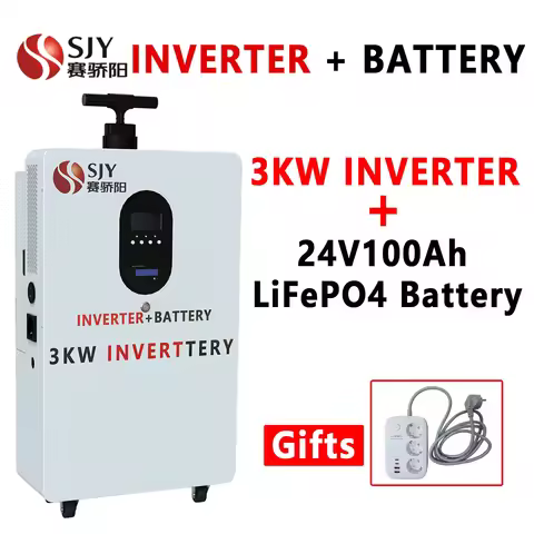 3kw inverter and 24V 100Ah LiFePO4 Lithium Iron Phosphate Battery and 3kw Inverter all-in-one invert