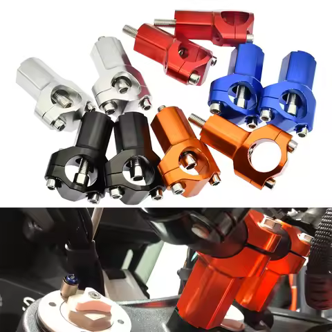 Motorcycle 55mm Handlebar Riser Bar Clamp Mount For KTM EXC EXCF TE FE For GasGas EX EC MC For BETA 