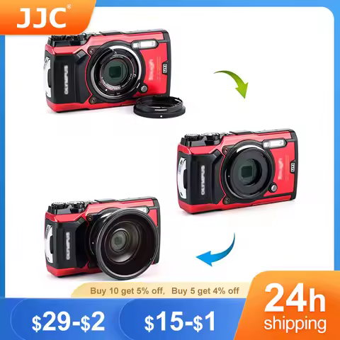 JJC Lens Adapter Ring Tube for Olympus Tough TG7 TG6 TG5 TG4 TG3 TG2 TG1 Camera FCON-T01TCON-T01 as 