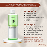 Toner 250ml ANUA AZELAIC ACID 3 CICA SKIN CLARIFYING – Làm Dịu Mụn Giảm Tắc Lỗ Chân Lông Sáng Da Nhẹ