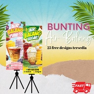 Bunting Air Balang Banner Air Balang