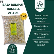 Quality ✡2KG Baja Rumput Karpet Russell Premium + Humic Acid Untuk Semua Jenis Premium Fertilizer The Lawn❋