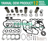 4FB1 Overhaul Rebuild kit For Isuzu Iseki TA340F Tractor Engine Repair Parts