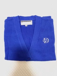 DGS cardigan 拔萃女書院藍色中袖外套