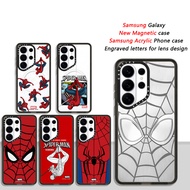 Spider-Man Mask Casetify Samsung Acrylic Magnetic Phone Case Suitable for Samsung Galaxy S26 Ultra S