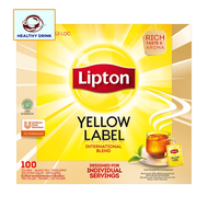 LIPTON ลิปตัน ชาผงชนิดซอง ชาผง ชาซอง ชาลิปตัน ฉลากสีเหลือง 2 กรัม x 100 ซอง สะอาด ส่งเร็ว