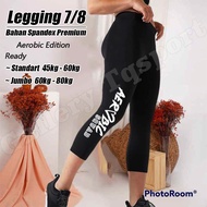 7/8 Spandex Aerobic Sport Leggings Women's Gymnastics Fitness Gym Running Sports Pants