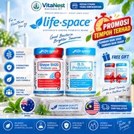 LIFE-SPACE B.S. Probiotic + B420 Shape Combo | Gut Friendly Formula | Digestive Wellness | Weight Ma
