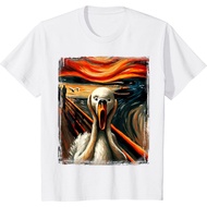 Premium Expressionist Scream Shirt for Swan Lovers | Artistic Swan T-Shirt
