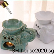 Multifunctional Elephant Oil Burner For Essential Oils And Wax Melts Wide Applications Ceramics