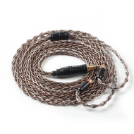 KBEAR Rhyme MMCX 3.5mm Earphone Cable 8Core Upgraded Copper-Silver Hybrid Earbuds IEM Cable for DMG