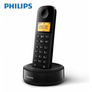 Philips D1601B/90 Digital Cordless Phone | Home Telephone (Black)