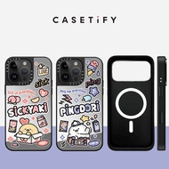 Magnetic Cute Sick Ping Mirror Hard Phone Case For iPhone 17ProMax 16Plus 15 14 13 12 11 Shockproof 