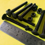 15pcs BAUT MUR CB 5/16 x 3" INCHI / BAUT M8 PANJANG 7.5CM / BAUT 12 KUNCI 12 HITAM BAUT PAYUNG BUMPE