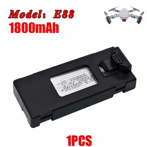 E88 Drone Battery 3.7V 1800/2600/3600/5000/6500mAh For E88PRO E99 E99PRO P1 K3 P10 A13 E525 RC Quadc