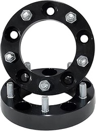 Rugged Ridge 15201.02 Black Anodized Wheel Spacer Pair (1.25", 5 x 4.5" Bolt Pattern)