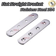 Kim.S Stainless Steel 304 Flat Stright Bracket Flat Bracket Heavy Motor Bracket Cabinet Bracket L Br