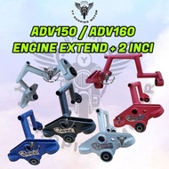 HONDA ADV150 ADV160 ENGINE EXTEND + 2 INCI ENJIN MOUNTING SWING ARM PANJANG HONDA ADV ENGINE BRACKET
