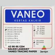 Vaneo Tracing Paper A3 90/95 gsm Tracing Paper retail