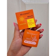 แป้งพัฟผสมรองพื้น และกันแดดใบหน้า MYCHOICE BEAUTY FLAWELESS POWDER SPF50+ PA++++