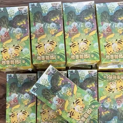 Ptcg Pkm Collectible Game Cards Simplified Chinese 151 Series Blind Box Hobby Collection Gift For Ad