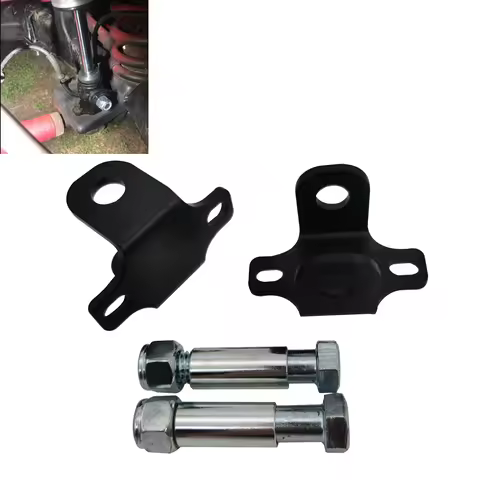 Front Shock Lower Mount Bar Pin Eliminator Kit For Jeep Wrangler TJ 1997-2006 Cherokee XJ 1984-2001 