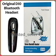 D10 New Wireless original waterproof bluetooth headset Headphone Earphone