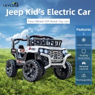 Electric Car for Kids Jeep Off-road 4wheel Toy Car 1-6 Years Old Kids Toy Remote-Control Car