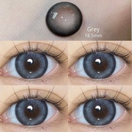 Mrs.H lens mắt Kính áp tròng nâu tây viền đậm thời trang cá tính đeo êm không cộm (0 đến 8 độ) dùng