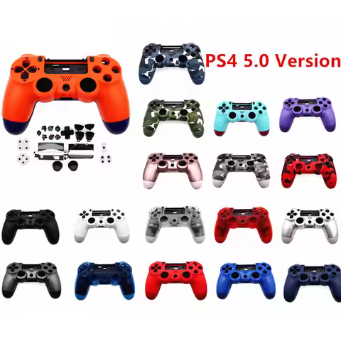 DIY Full Set Housing Shell Case Cover For PS4 5.0 Model Controller Playstation 4 JDS 055 JDS 050 JDM