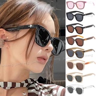 Korean Fashion Square Y2K  Sunglasses Women Men Five-pointed Star Decoration Cyberpunk  Retro Outdoo
