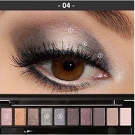 Original FOCALLURE 10 Color Eyeshadow Palette Nude Edition with Brush FA08
