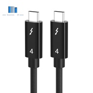 Thunderbolt 4 Cable Type-C Cable USB C 8K 60Hz Certified 40Gbps Fast Speed PD100W for  Pro Acer USB 4 C422