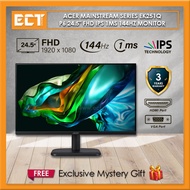 Acer Mainstream Series EK251Q / EK271 P6 24.5" / 27" FHD (1920 x 1080) IPS 1ms 144Hz Monitor (HDMI, 