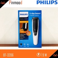 SHAVER PHILIPS BEARD TRIMMER / PENCUKUR BT-3206 KUMIS JENGGOT ELEKTRIK SERIES 3000 ORIGINAL ALAT CUK