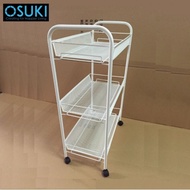 OSUKI Kitchen Trolley Storage Rack (White)