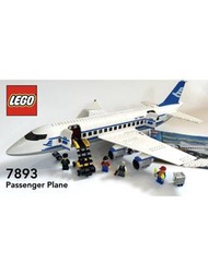 全新未開盒 Lego 7893 Passenger Plane 客機 城市系列 (2006年出產)