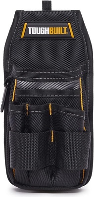 ToughBuilt - Tool Storage Organizer Pouch -Rear Pocket Flap - Fits Over Pants or Belt Heavy Duty and
