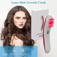 18ไดโอด650nm หวีผมเลเซอร์แสงสีแดงอินฟราเรดแปรงหวีผมแสงสีฟ้ารักษาเลเซอร์เพิ่มผมสำหรับผู้ชายผู้หญิง