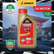 MESIN [SPARCA] Castrol POWER1 Matic Motorcycle Engine Oil 10W-30 0.8L Packaging