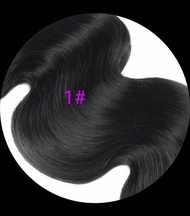 แฮร์พีชผมแท้ 100% ความยาว 60 cm. ติดด้านหลัง kanbua hairpiece