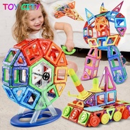 Big Size Magnetic Designer Magnet Building Blocks 21-180pcs Construction Set Magnetic model Bircks D