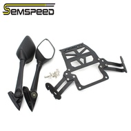 【SEMSPEED】For Yamaha XMAX V2 2023 Motorcycle Rear View Mirror Forward Bracket Holder Mobile Phone Plate Bracket