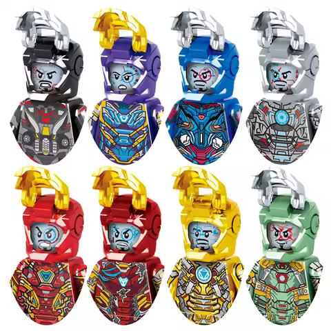Disney Marvel Legends Iron Man Building Blocks MiniFigures New Iron-man MK85 Action Figures Bricks E