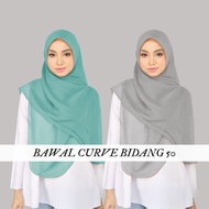 Bawal Tudung cotton Voile Field 50 Curve / Bawal cotton / Tudung Bawal / Tudung Tudung