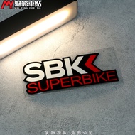 Phantom Car Sticker SBK World Super Motorcycle LOGO Sticker SUPERBIKE Reflective Sticker Waterproof 