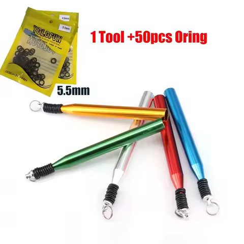 14cm senko O ring Tool bass pike Fishing accessories tackle Senko Worm Wacky Neko Rig With 50pcs O R