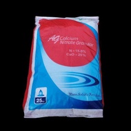 25kg Calcium Nitrate 15.5%N 26%CaO CN Ag Fertitrade Baja fertigasi